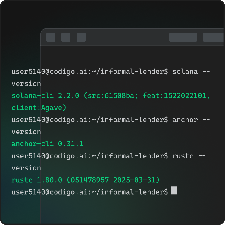 Solana dependencies